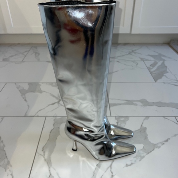 STAUD CAMI BOOT CHROME SILVER - Picture 10 of 16